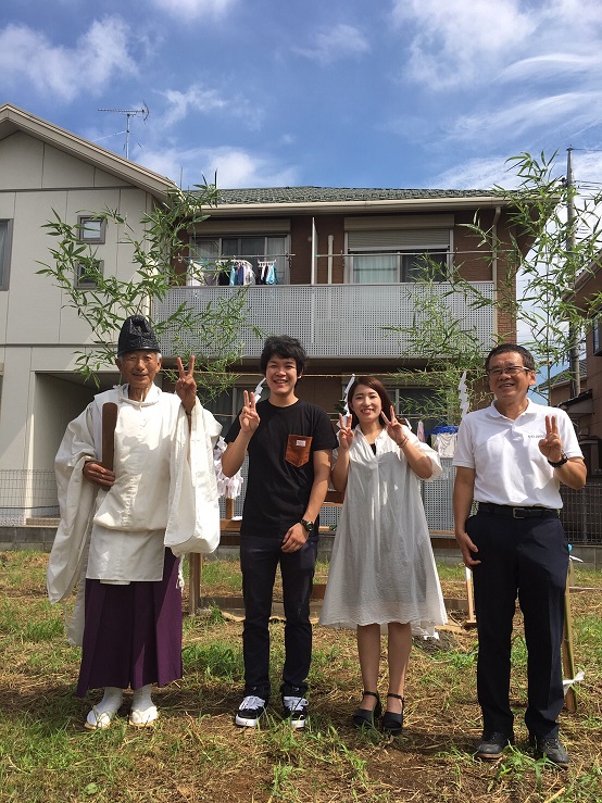 館林市K様地鎮祭おめでとうございます。