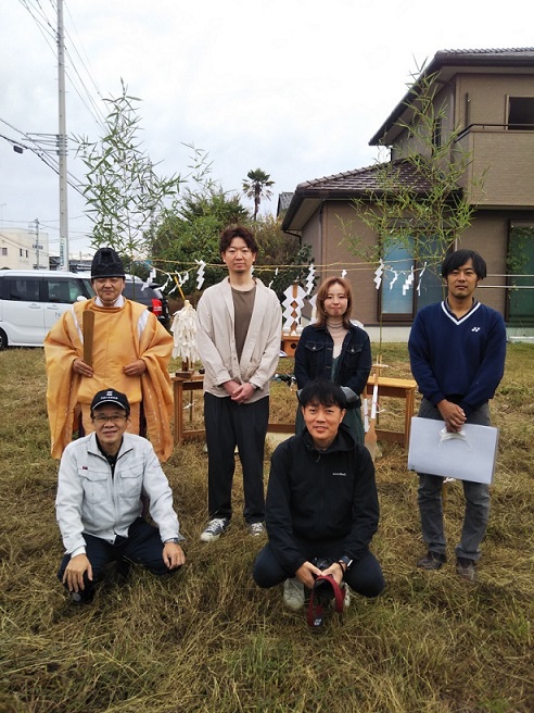 足利市堀込町I様地鎮祭おめでとうございます。