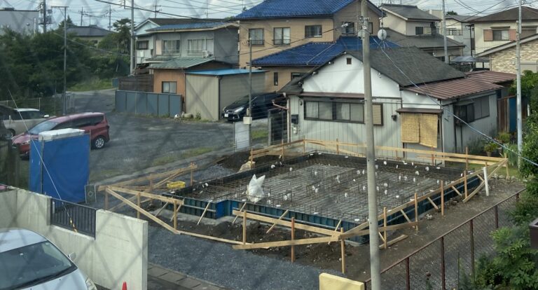 急な雷雨がありました。