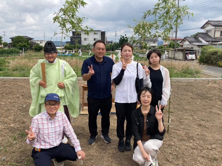 太田市東金井町A様　地鎮祭おめでとうございます。