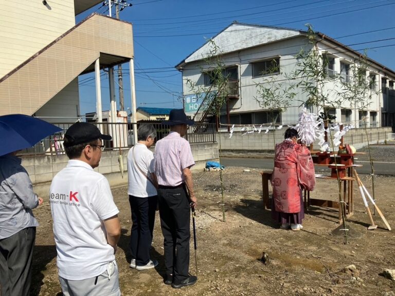 足利市N様　地鎮祭おめでとうございます。