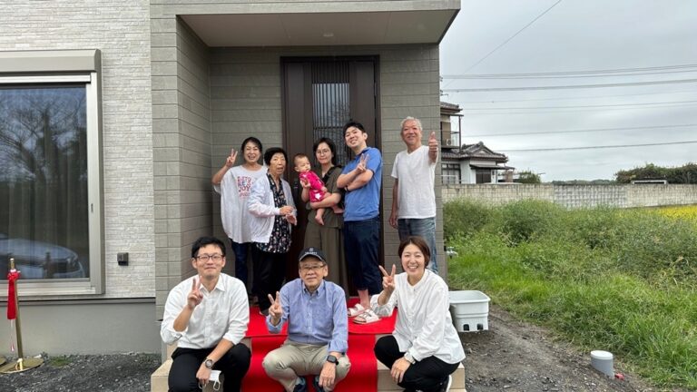 佐野市　越名町N様邸　お引渡しおめでとうございます。