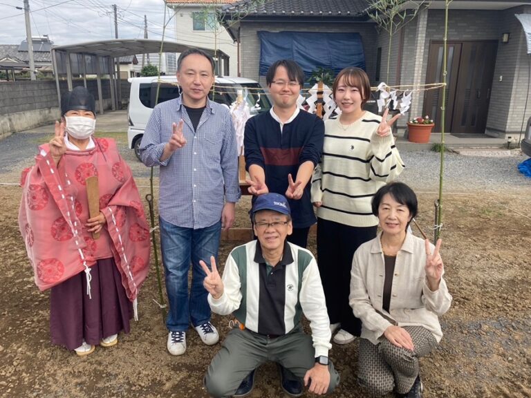 佐野市小中町M様　地鎮祭おめでとうございます。