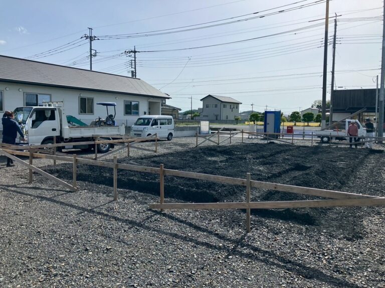 今日から着工現場へ脚を運びました。