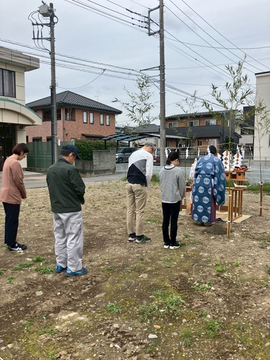 栃木市S様　地鎮祭おめでとうございます。