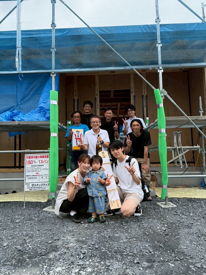 佐野市植上町K様　上棟おめでとうございます　🎉🎉