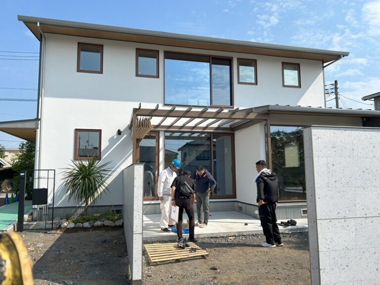 今日は、植下モデル外構打合せに立ち合いました。