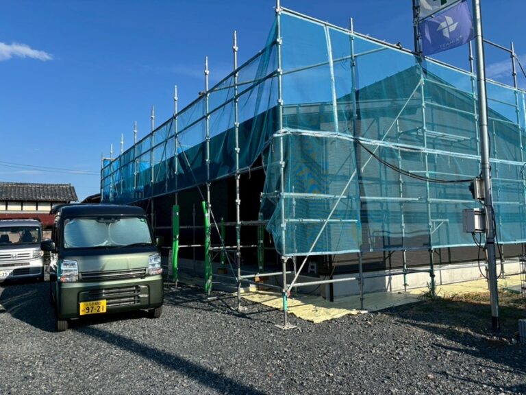 今日も暑くなりました。　K様邸外壁完了です！