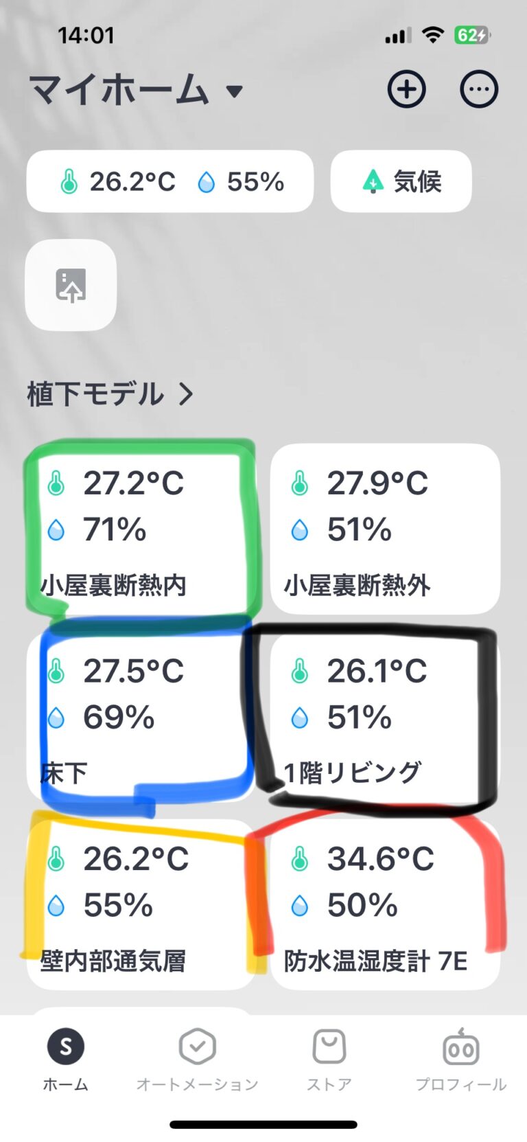 また酷暑が戻ってきたようです。　（植下モデルの温度も少し公開します）