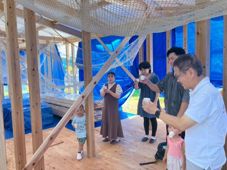 佐野市堀米町M様　上棟おめでとうございます。👏🎉