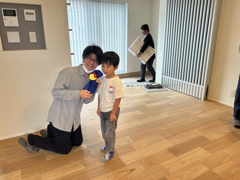 佐野市寺中町K様　お引渡しおめでとうございます。🎉🎉　（そうすけ君ありがとう）