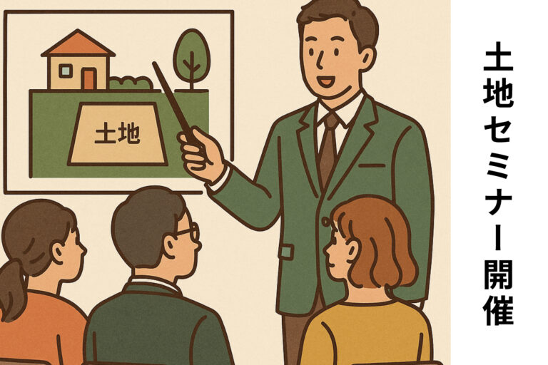 11月1日(土)土地セミナーを開催します