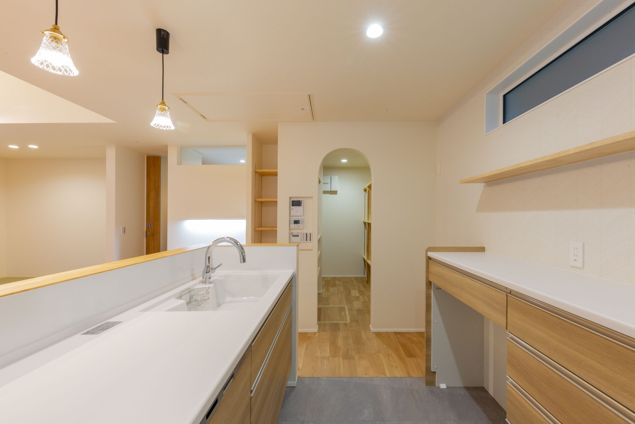 佐野市　平屋注文住宅　キッチン