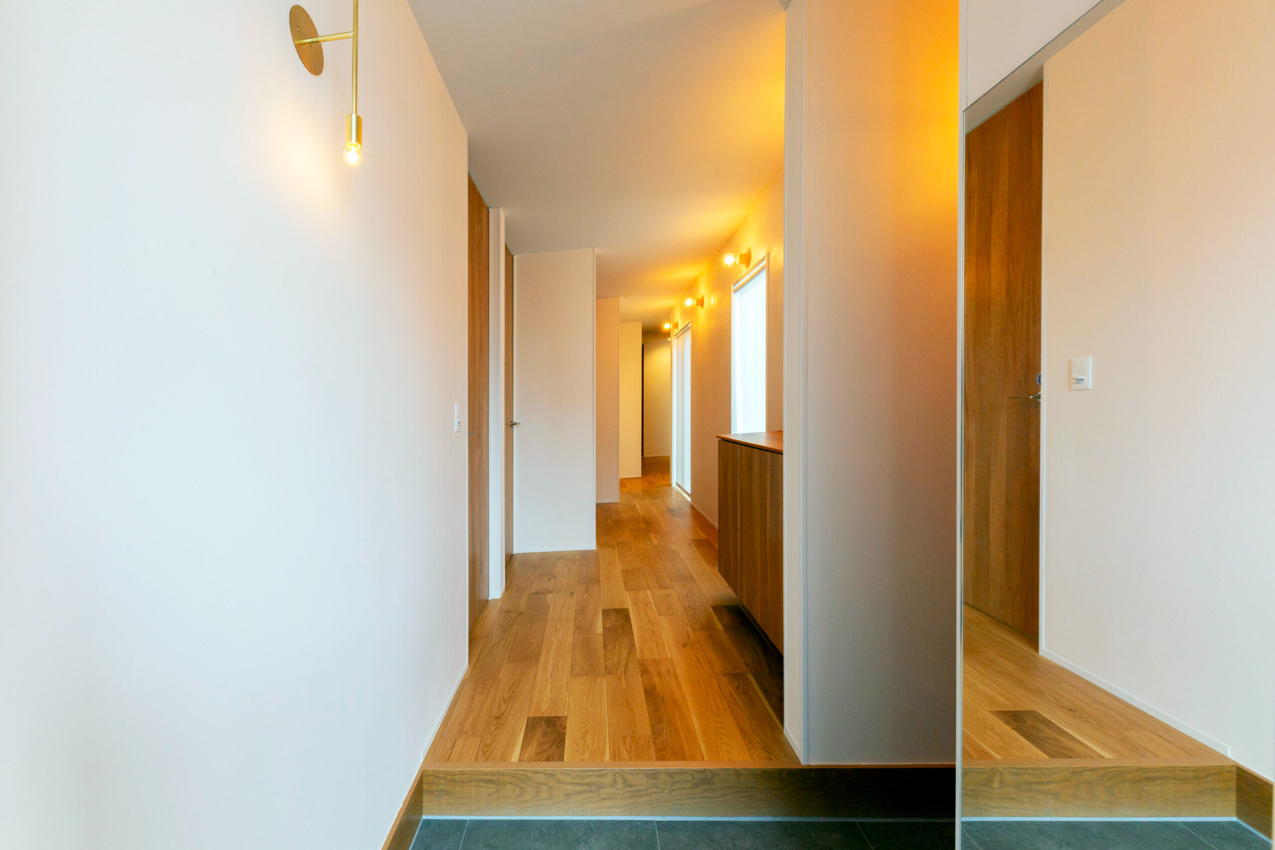 栃木市　平屋注文住宅　玄関