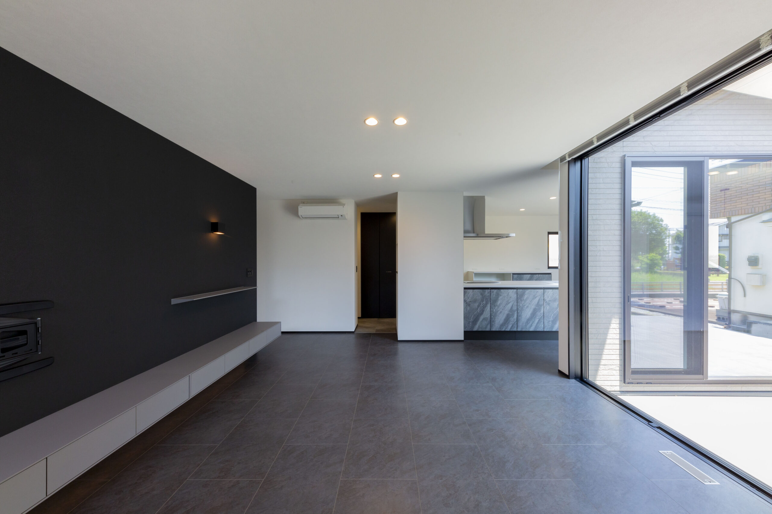 邑楽郡　平屋注文住宅　リビング