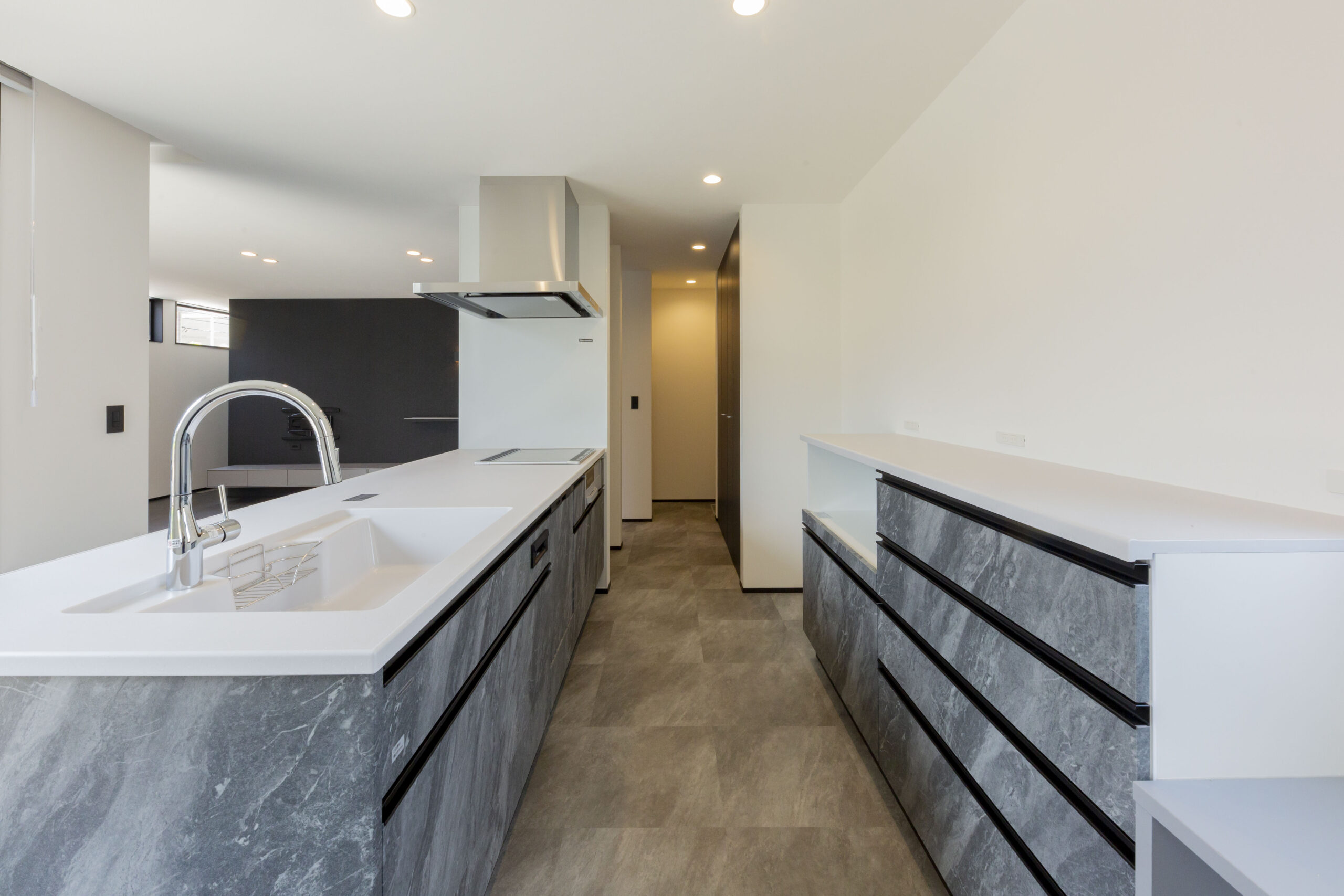 邑楽郡　平屋注文住宅　キッチン